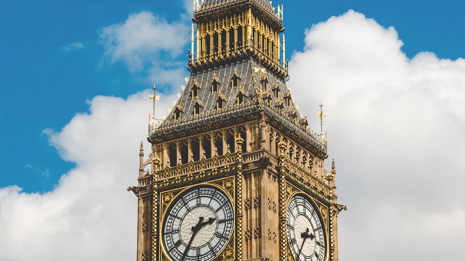 Big Ben and the Houses of Parliament in London