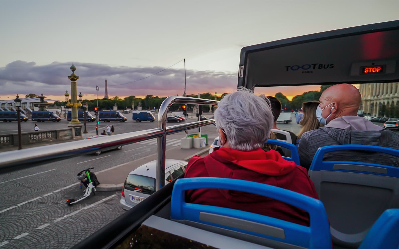 Tootbus: Paris Hop-on Hop-off Bus Tour with Night Tour