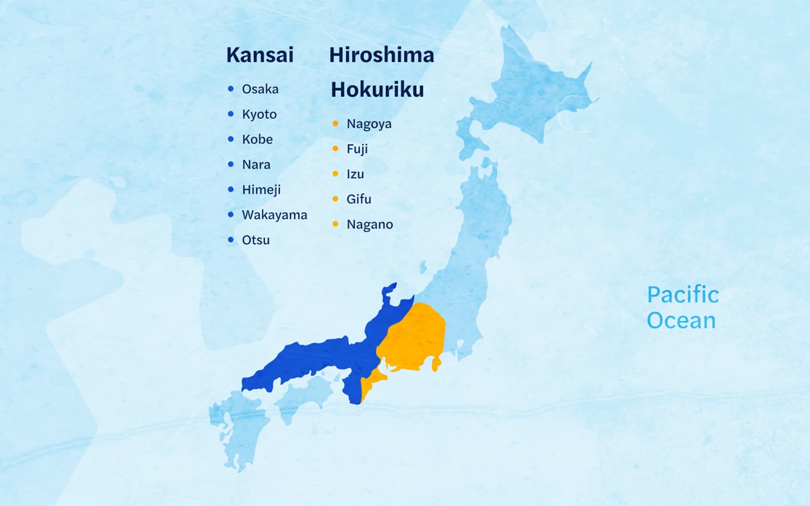 JR Pass: Kansai med Hiroshima eller Hokuriku