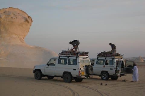 Privat 2-dagers hvit ørken og Bahariya Oasis tur fra Kairo