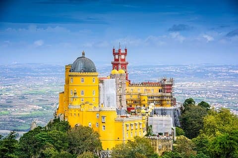 Sintra, Pena Palace, Cabo da Roca, Cascais Dagstur från Lissabon