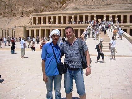 Tur till Tutankhamons grav i Kings Valley, Hatshepsut Temple, Colossi of Memnon