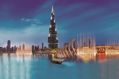 Dubai City Tour Fra Abu Dhabi-Dubai Museum & Gold Souk & Water Taxi og mer