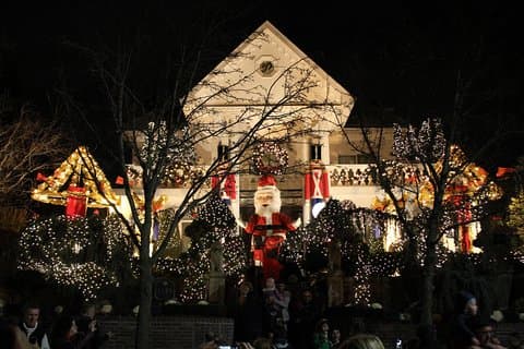 Dyker Heights Brooklyn Julbelysning Tour