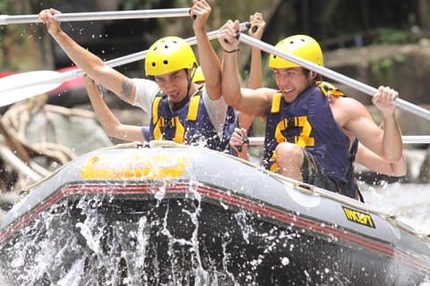 Premium wildwaterraften op de Ayung-rivier op Bali