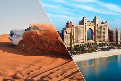 Dubai Morning Tour e Afternoon Desert Safari con cena barbecue
