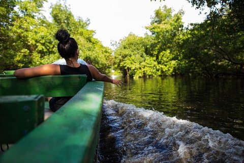 Sunset Boat Tour i Caroni Wetlands fra Port of Spain