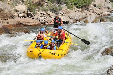 Halvdagars Arkansas River - Salida Canyon Rafting Tour