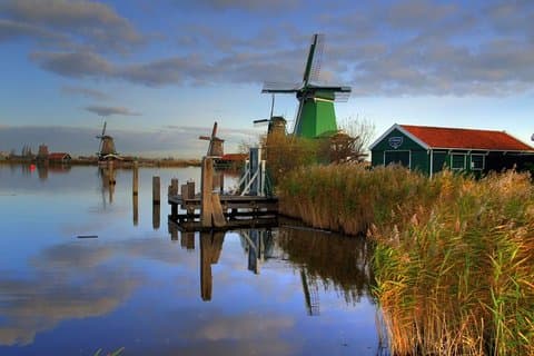 Zaanse Schans vindmøller og Volendam Smågruppetur fra Amsterdam