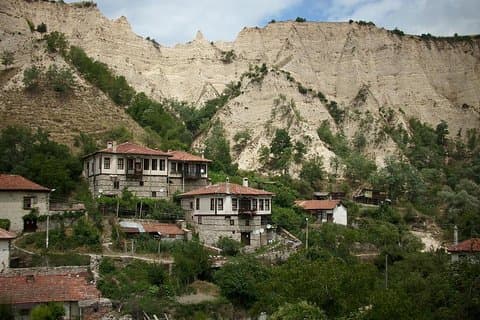 Melnik e il monastero di Rozhen