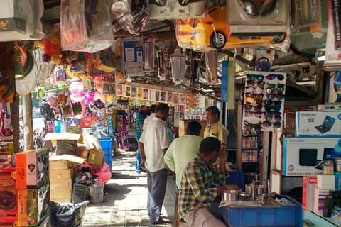Einkaufs- und Basarweg in Chennai