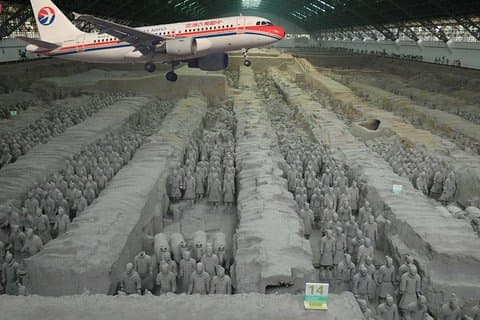 One Day Xian Terracotta Warriors Tour fra Beijing Inkluderet Round Trip Airfares