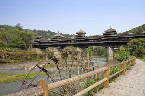 桂林または陽朔からSanjiang Chengyang Dong Villageプライベートデイツアー
