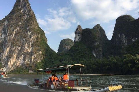 Croisière courte Li-River de Yangdi à Xingping avec chauffeur parlant anglais