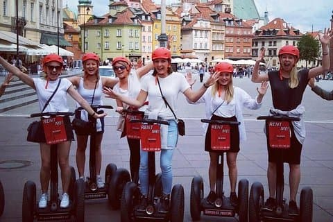 Tour della città di 2 ore in Super Segway a Varsavia