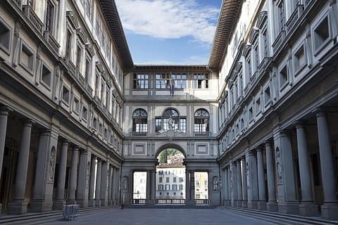 Firenze: Uffizi Gallery lille gruppe tur med tidsbegrænset entré