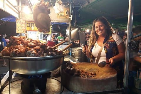 Liten grupp Chiang Mai Evening Street Food Tour