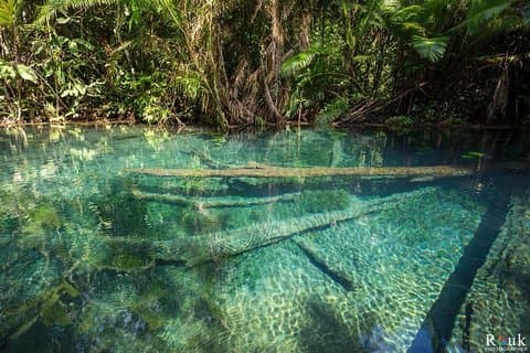 ATV och kajakpaddling i Hidden Freshwater Lagoon, osynlig Halvdagstur i Krabi