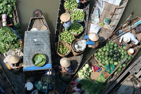 1-tägige Mekong-Delta-Tour: Cai Be-Markt, lokale Insel und Radfahren