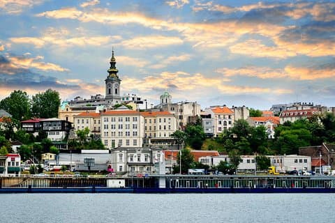 Belgrad Sightseeing Halvdagstur Old och New Belgrade