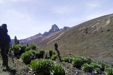 5 dagar Mount Kenya Trekking genom Sirimoni-Chogoria-rutten