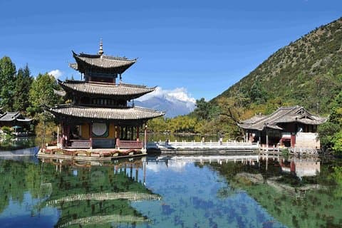 1-dages gamle bytur i Lijiang