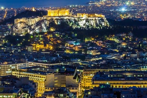 Athens by Night: 4-timers privat rundvisning