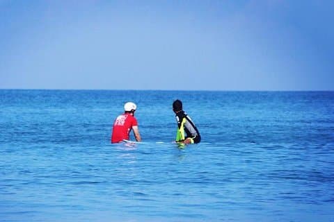 Leçon de surf privée