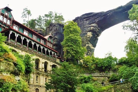 Vandring i Bohemian Switzerland - en dagstur fra Praha