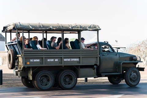 História de Darwin e Tour de Experiência em Tempo de Guerra
