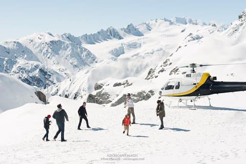 Franz Josef Glacier and snow landing (allow 20 minutes - departs Franz Josef)