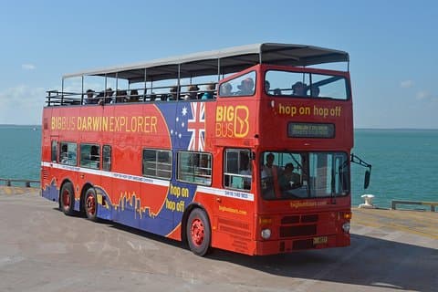 Excursão de ônibus hop-on hop-off de Darwin