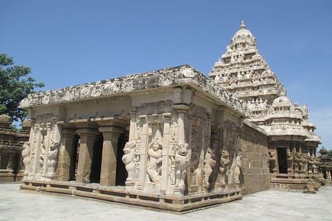 Temples et saris de soie: une visite d'une journée de Kanchipuram