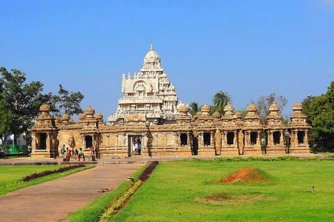 Excursion d'une journée à Kanchipuram et au Mahabalipuram de l'UNESCO avec transfert privé