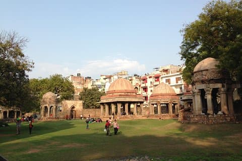 Bezoek aan Hauz Khas Village - Delhi