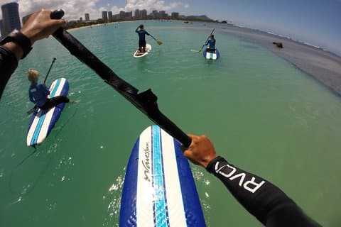 Surf Honolulu: Ala Moana Stand-up Paddleboard Lektion