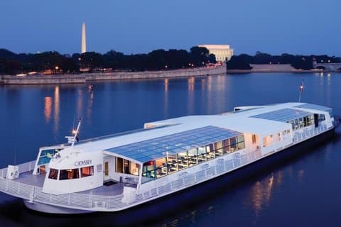 Dinercruise met diner op kerstavond in Washington DC