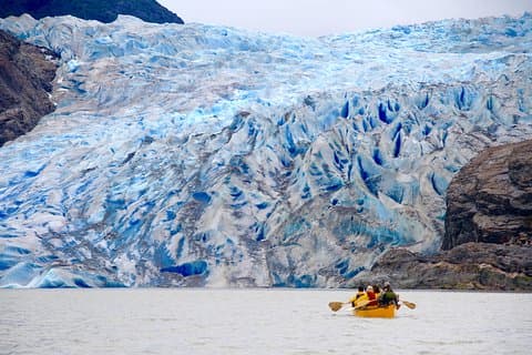 Mendenhall Glacier Canoe Paddle and Hike Juneau