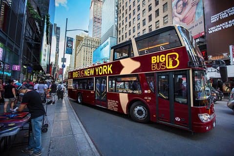 New York : Visite touristique en bus à toit ouvert
