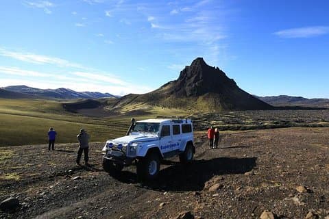 Excursion privée Superjeep Landmannalaugar et Volcan Hekla
