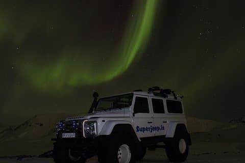 Nordlichter Superjeep Tour ab Reykjavik