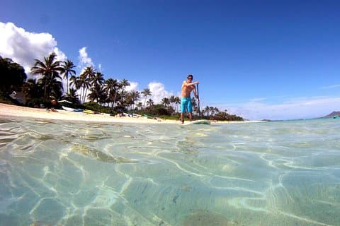Kailua Stand Up Paddle Boarding Lektion