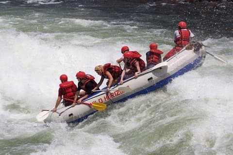 Wildwasser-Rafting in Simbabwe