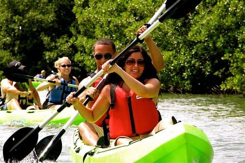 St Thomas Mangrove Lagoon Kajak- og Snorkeltur på De amerikanske Jomfruøer
