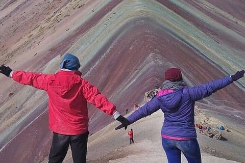 Rainbow Mountain Perú Heldags gruppe delt tjeneste