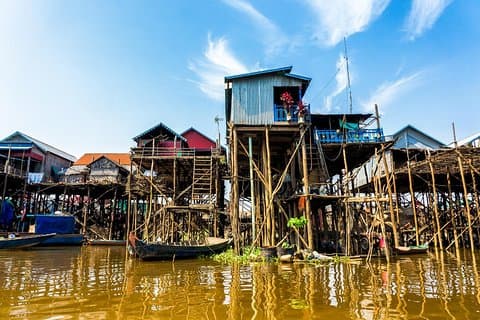 Tonle Sap Lake och Kampong Phluk Village Privat halvdagstur