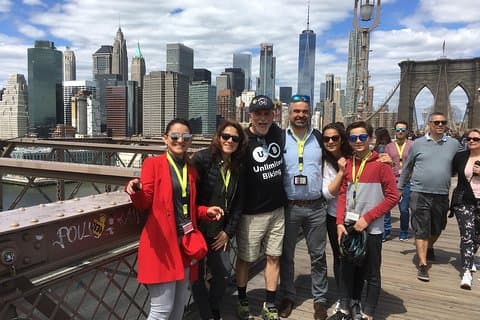 Visita guiada en bicicleta por el Bajo Manhattan y el Puente de Brooklyn