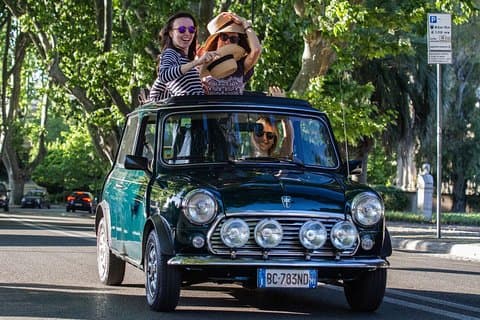DENKE GROSS, GEHE MINI! Rom Tag & Nacht im Mini Cooper Classic Cabrio