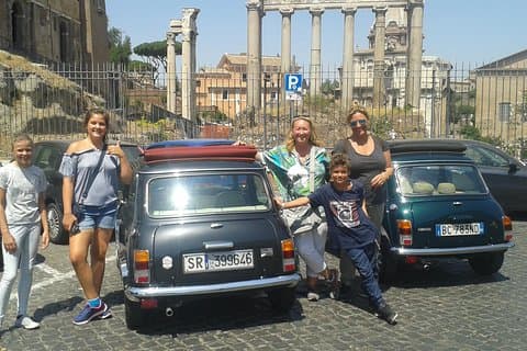 ArchaeoPark of Ancient Ostia i Mini Cooper Classic Cabrio