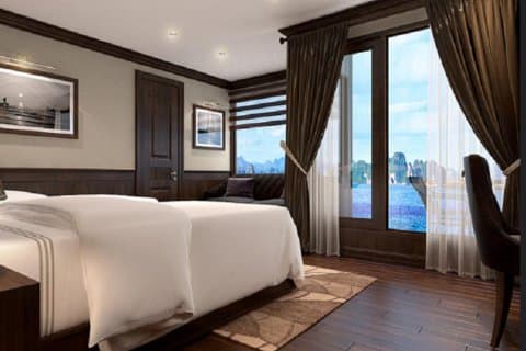Mon Cheri Cruise Ha Long Bay Lan Ha Bay 2 dagar 1 natt avgår från Ha Noi